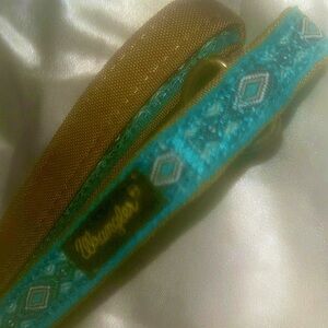 Wrangler Green Aztec Dog Leash (XS/S)